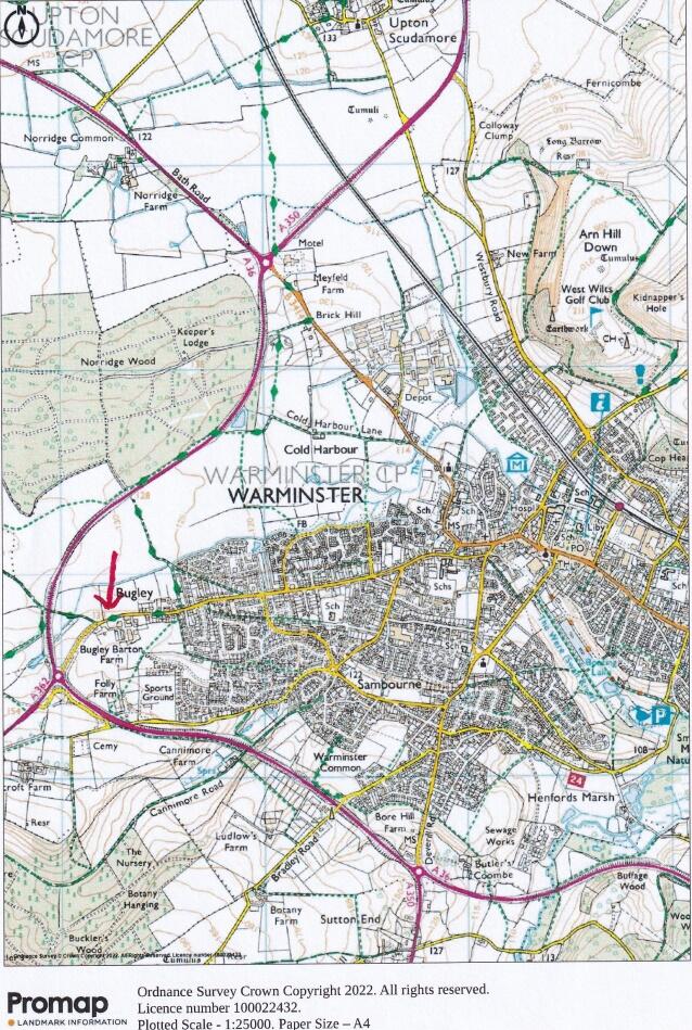 Land for sale in Victoria Road, Warminster, Wiltshire, BA12