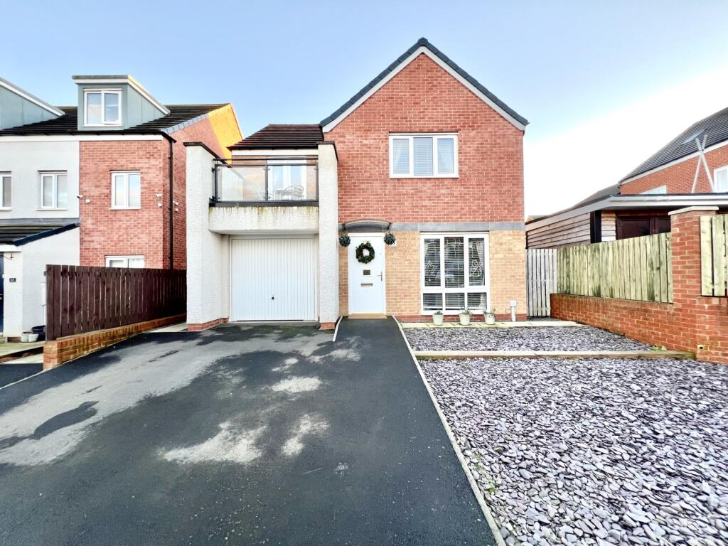 4 bedroom detached house for sale in Celandine Gardens, Cuthbert