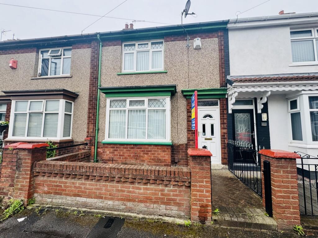 3 bedroom terraced house for sale in Peebles Avenue, Hartlepool., TS25