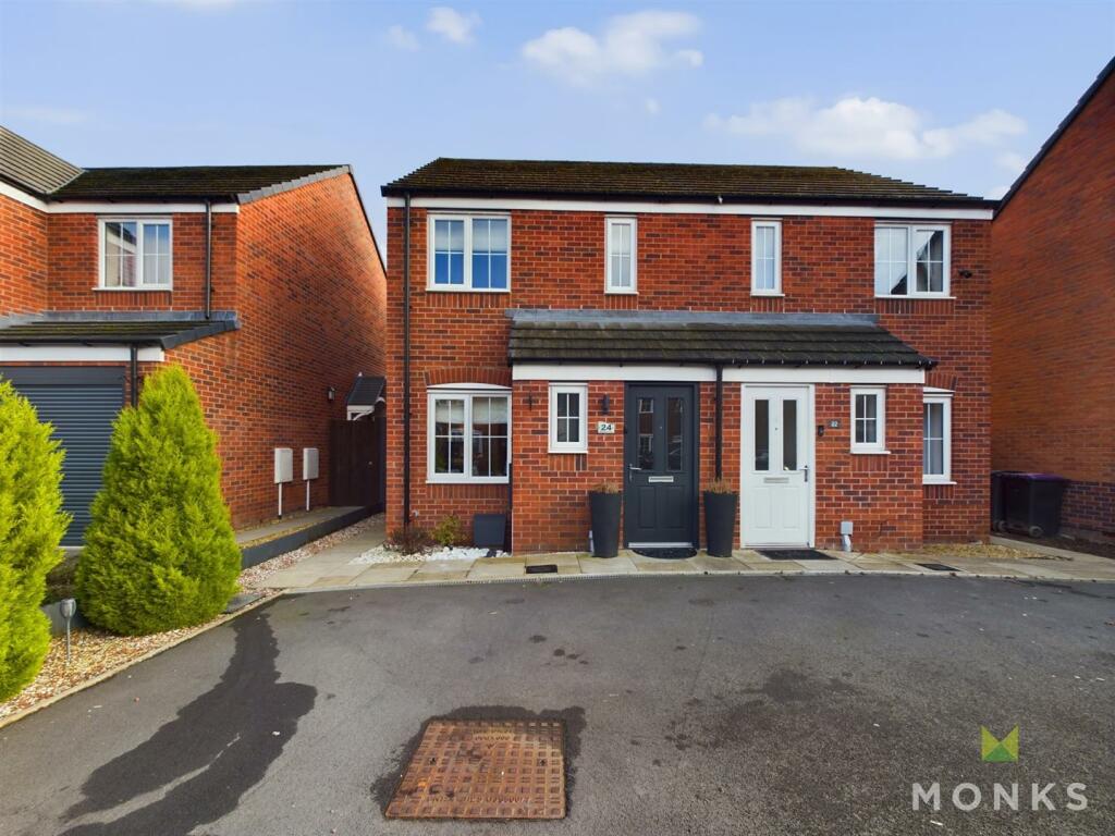 2 bedroom semidetached house for sale in Broadhead Drive, Berwick Grange, Shrewsbury, SY1