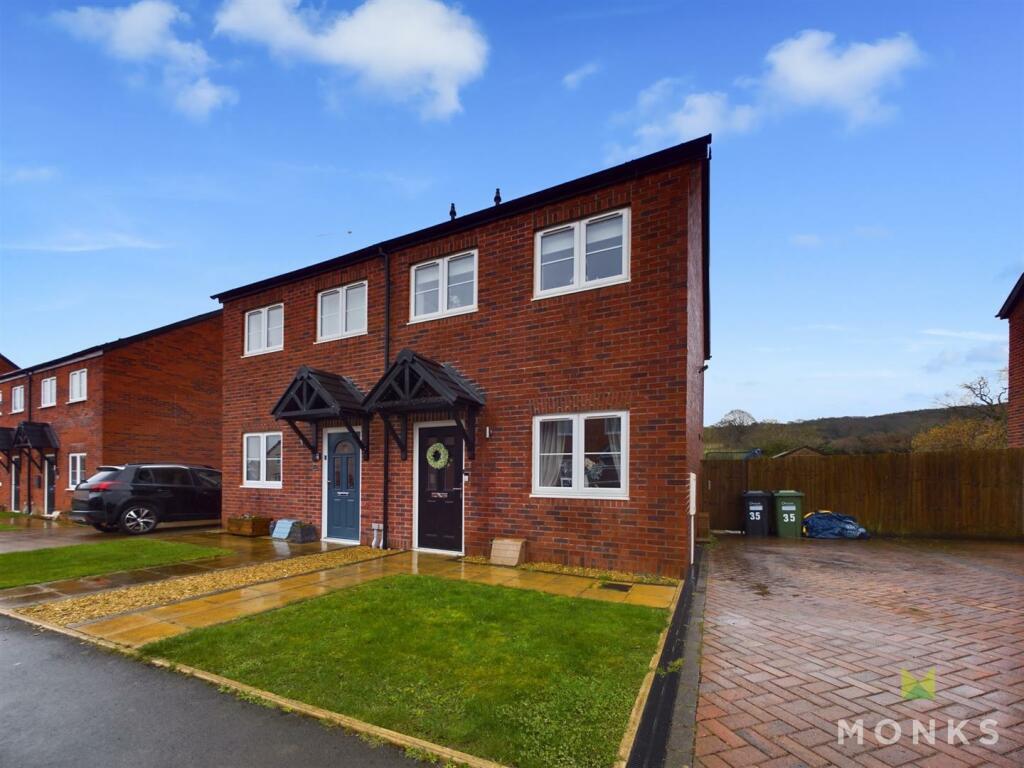 2 bedroom semidetached house for sale in Orchid Meadow, Minsterley