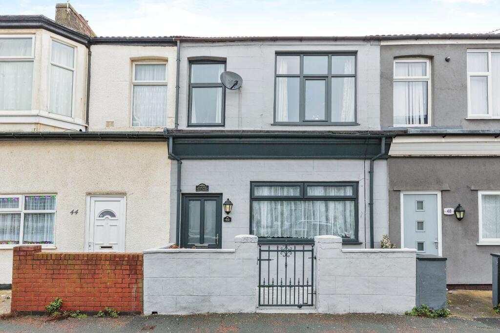 3 bedroom terraced house for sale in Haig Road, Blackpool, Lancashire, FY1