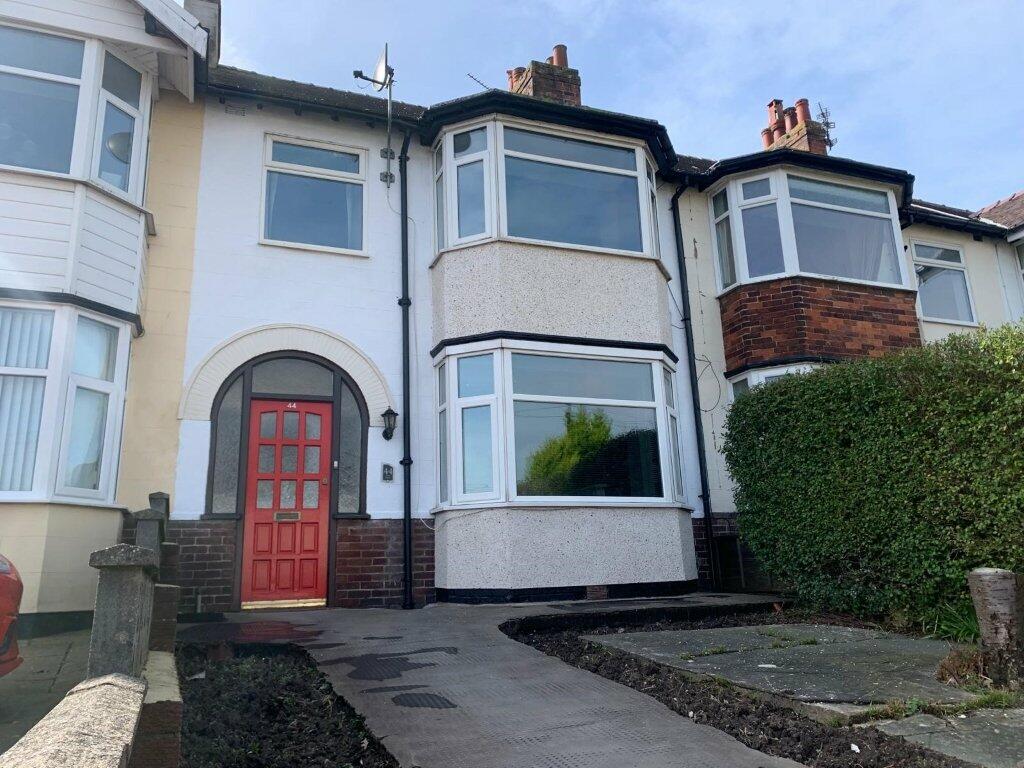 3 bedroom terraced house for sale in Links Road, Blackpool, Lancashire, FY1