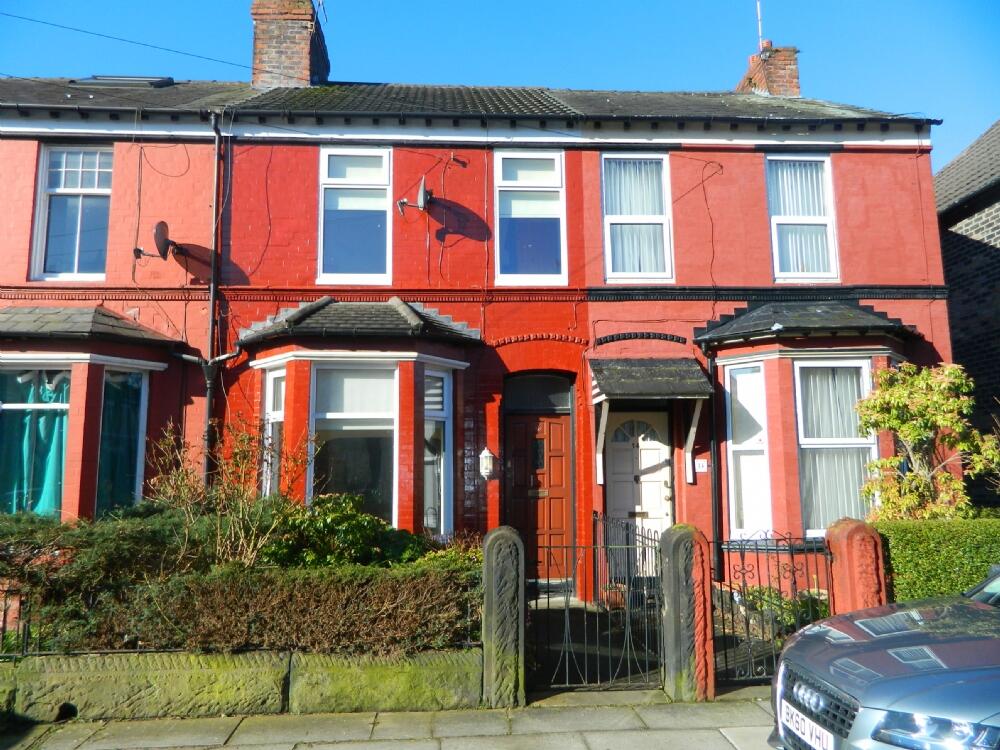 3 bedroom terraced house for rent in Rose Brae, Mossley Hill, Liverpool L18
