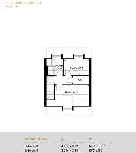 The Chichester Madeley A, Second Floor