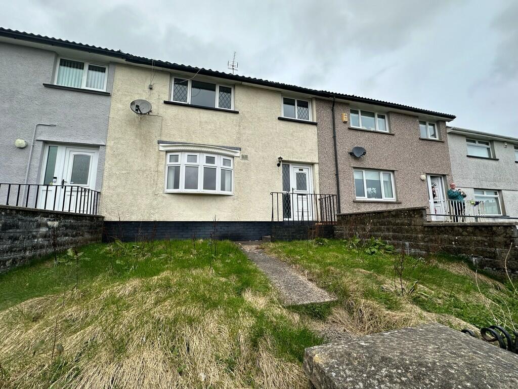 3 bedroom terraced house for sale in Yew Close, Gurnos, Merthyr Tydfil