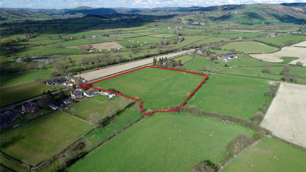 Plot for sale in Penyborfa, Carno Road, Caersws, Powys, SY17