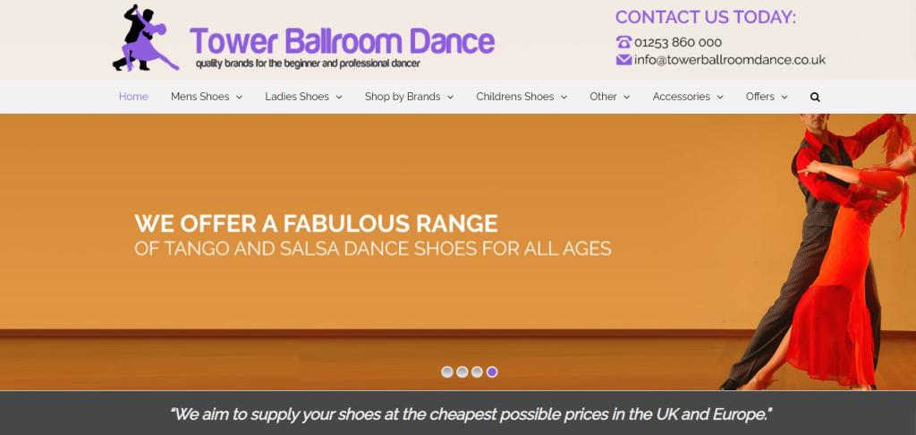 Tower ballroom clearance dance shoes