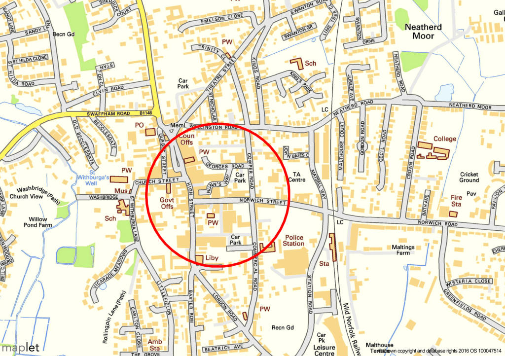 Commercial property for sale in 810 Norwich Street, Dereham, NR19