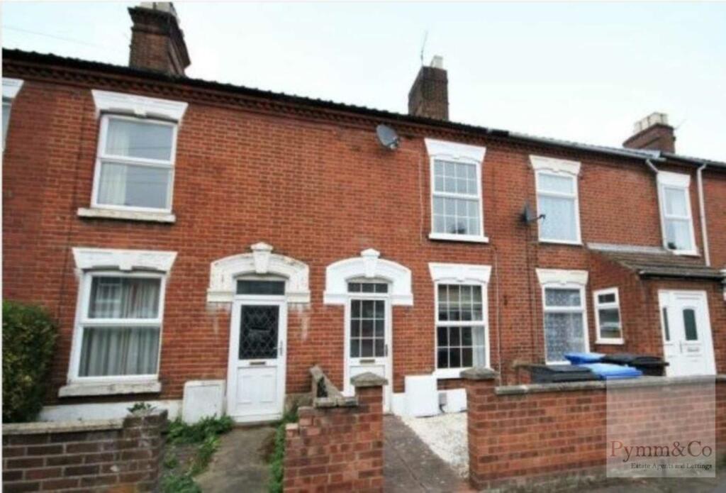 2 bedroom terraced house for rent in Churchill Road, Norwich, NR3