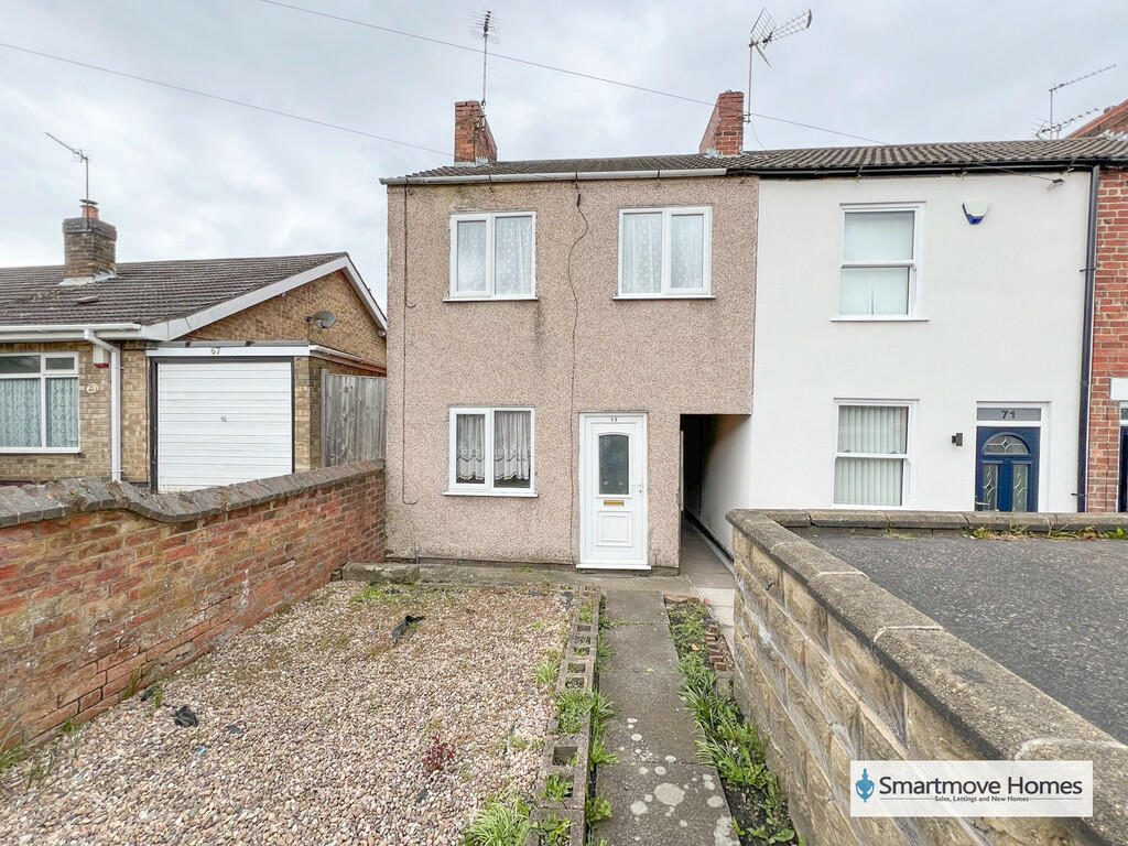 2 bedroom end of terrace house for sale in Nottingham Road, Ripley, DE5