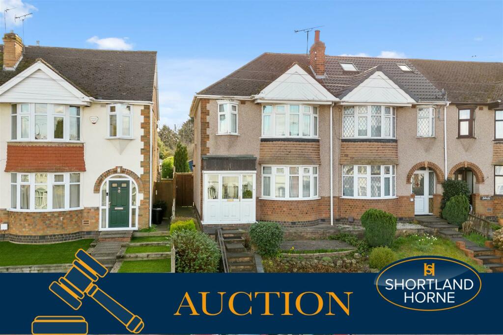 3 bedroom end of terrace house for sale in Crossway Road, Finham