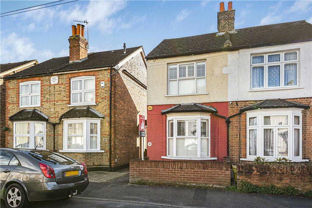 2 bedroom semidetached house for sale in Glebe Road, Egham, Surrey, TW20