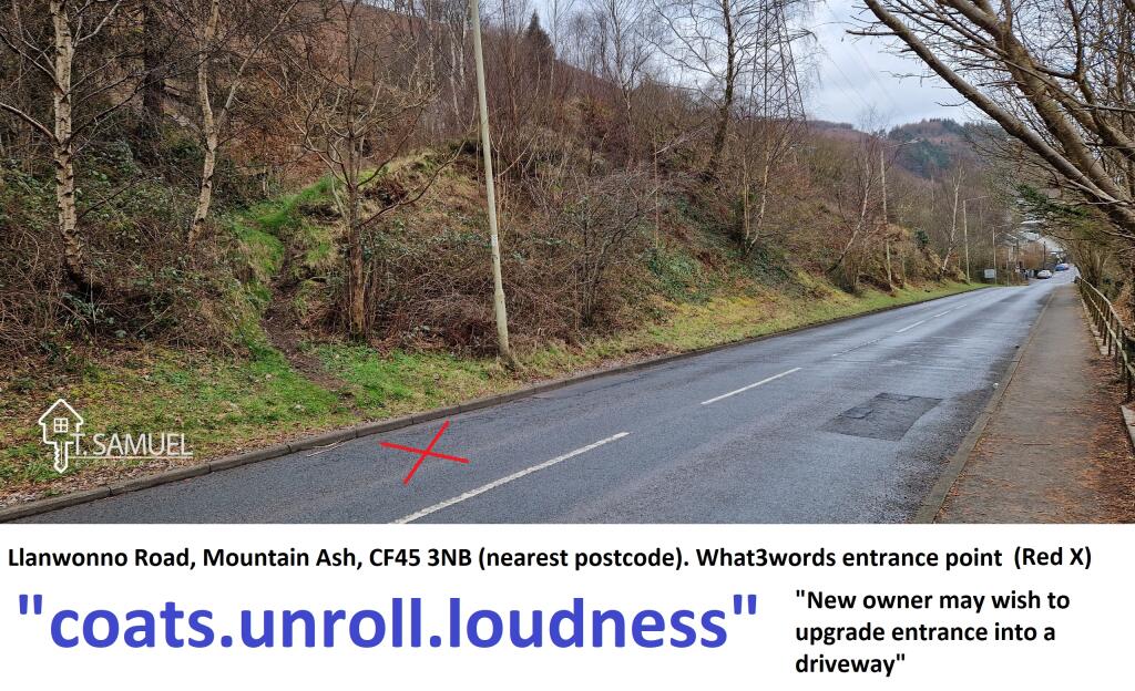 Additional property image - Land adjacent to, Llanwonno Road, Mountain Ash, CF45 3NB