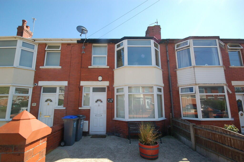 3 bedroom terraced house for sale in 12 Dalkeith Avenue, FY3