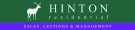 Hinton Residential, Harrow Weald Estate Agent Logo