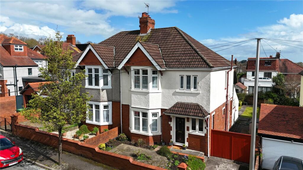 4 bedroom semi-detached house for sale in Southcourt Road, Penylan, Cardiff, CF23