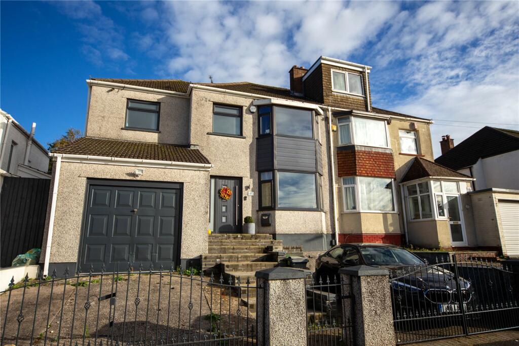 4 bedroom semi-detached house for sale in Glastonbury Terrace, Llanrumney, Cardiff, CF3