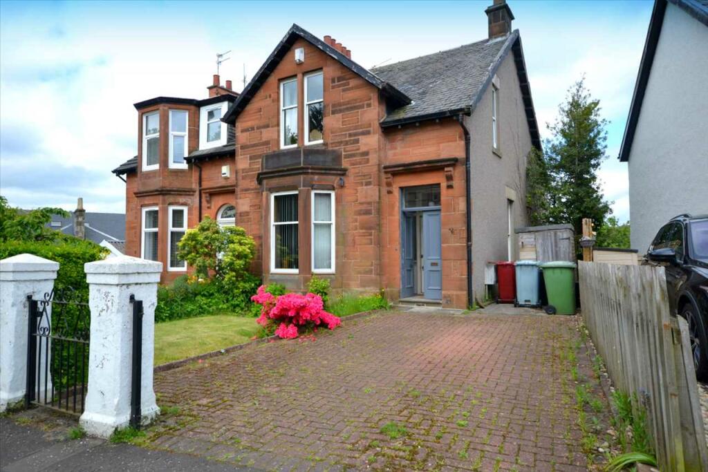 3 bedroom semidetached house for sale in Limeside Avenue, Rutherglen