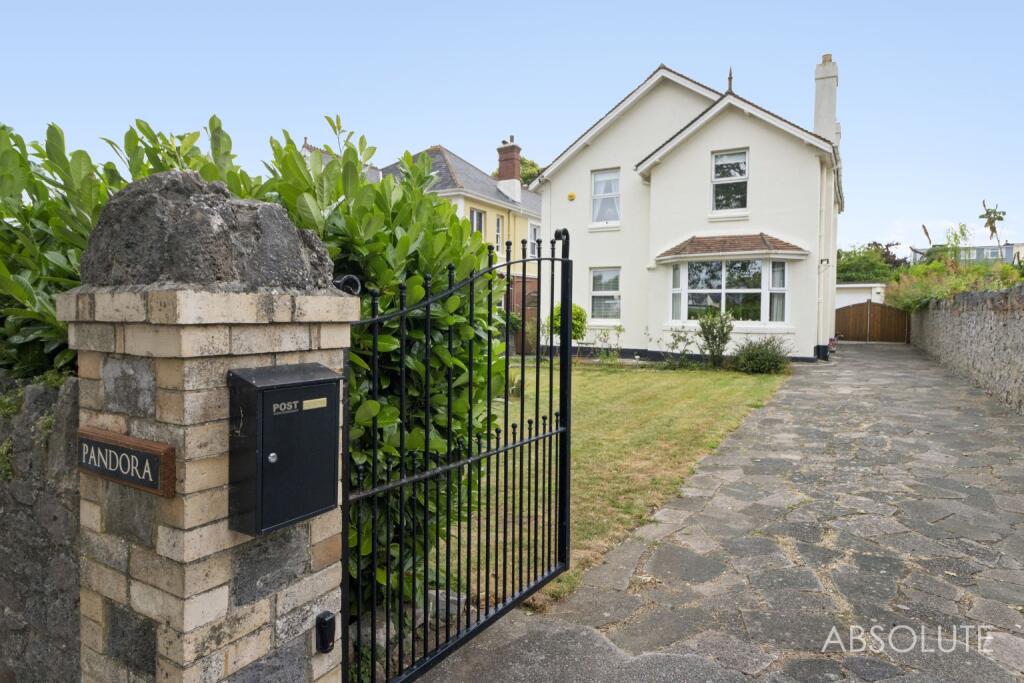 4 bedroom detached house for sale in Pandora, Road, Cary Park, Torquay, Devon, TQ1 3PR,