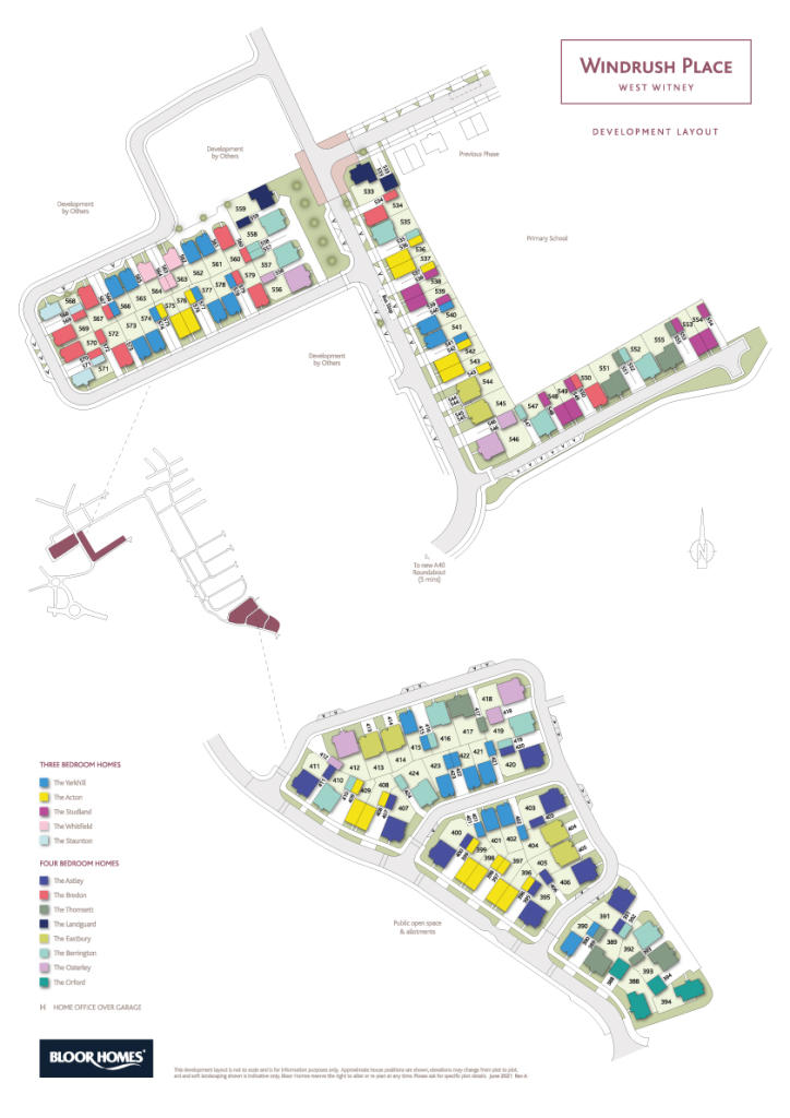 Contact Windrush Place New Homes Development by Bloor Homes