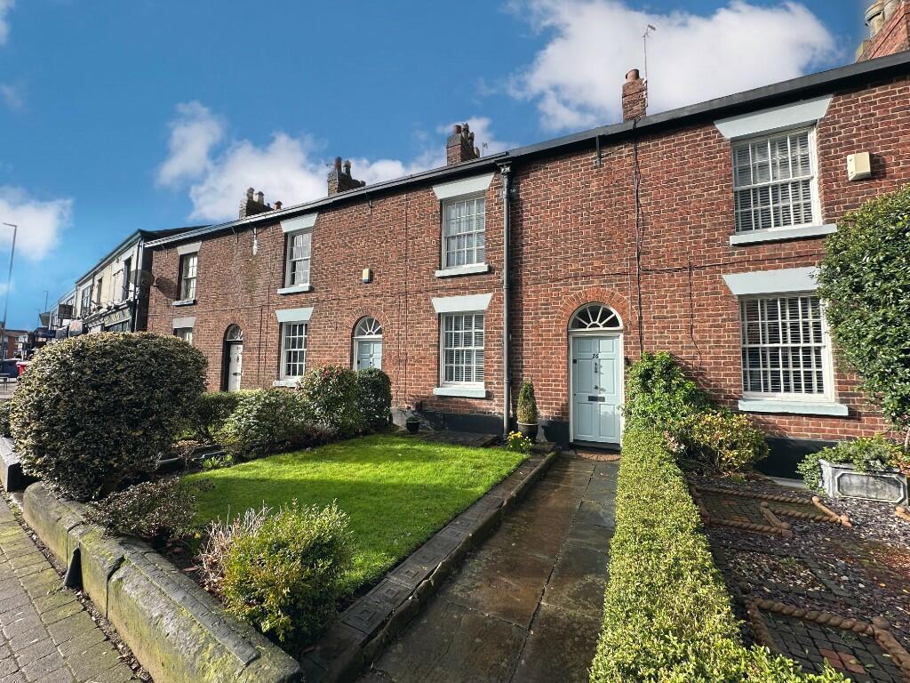 2 bedroom terraced house for sale in London Road, Stockton Heath, Warrington, Cheshire, WA4