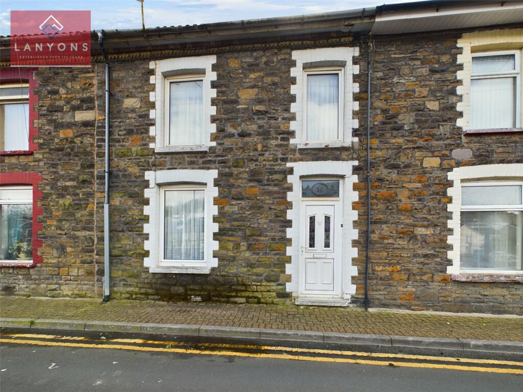 3 bedroom terraced house for sale in West Taff Street, Porth, Rhondda Cynon Taf, CF39