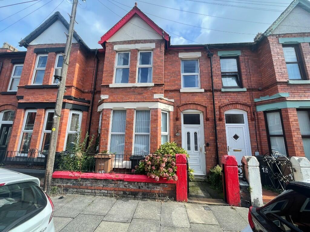 3 bedroom terraced house for sale in Curzon Road, Liverpool, Merseyside
