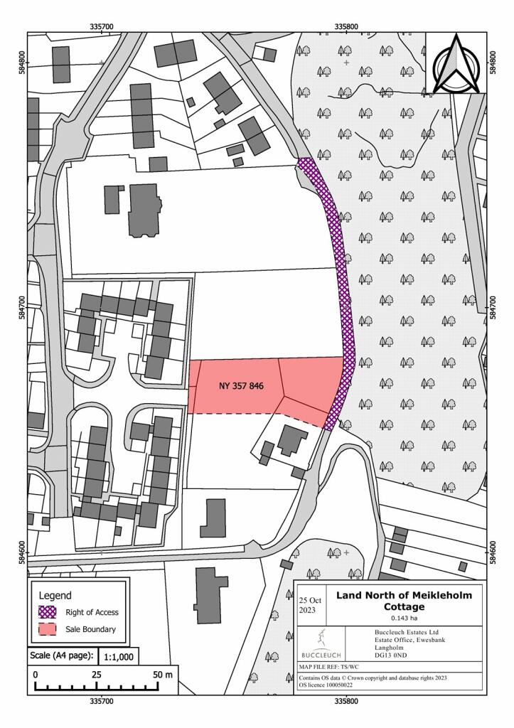 Additional property image - Residential Plot, North Of Meikleholm Cottage, Langholm, Dumfries and Galloway, DG13