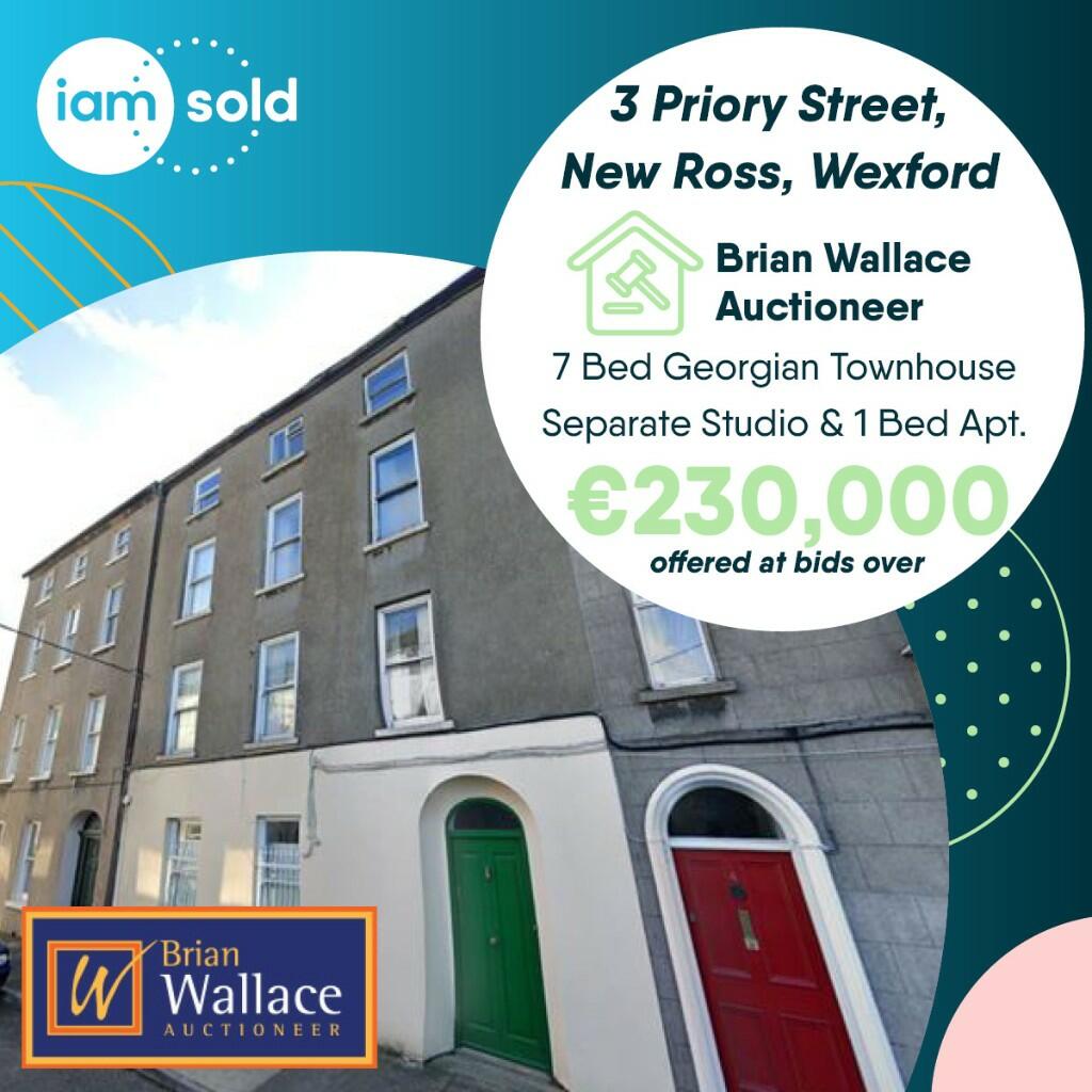 7 bedroom Terraced home for sale in New Ross, Wexford