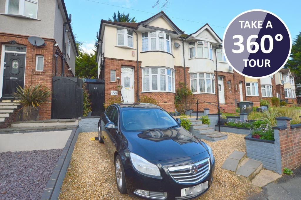 3 bedroom semidetached house for sale in Meyrick Avenue, South Luton, Luton, Bedfordshire, LU1