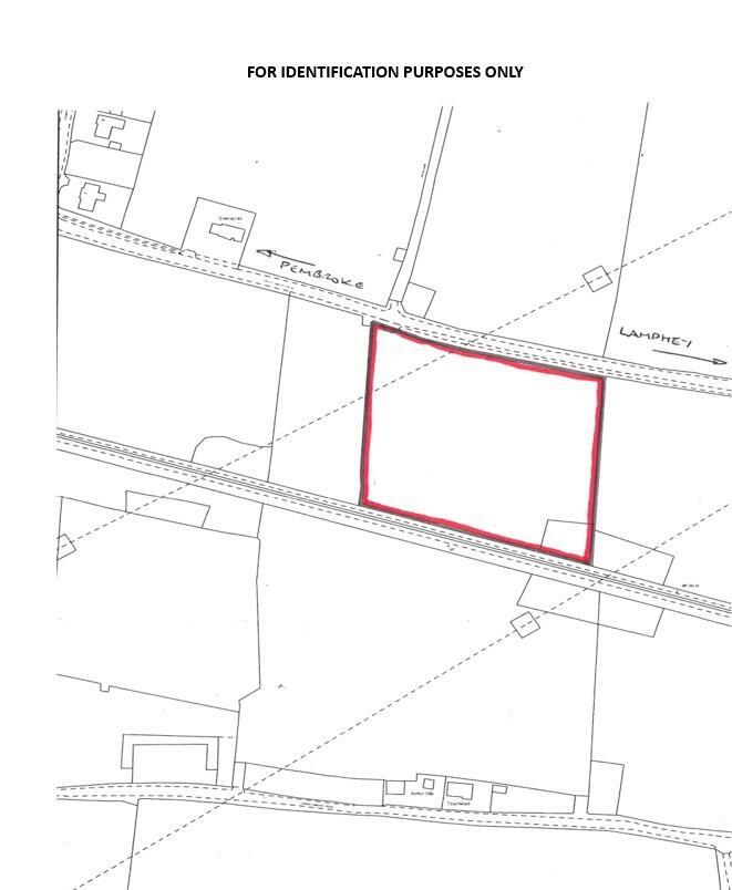 Land for sale in 3.55 acres of land at Upper Lamphey Road, Lamphey, Nr