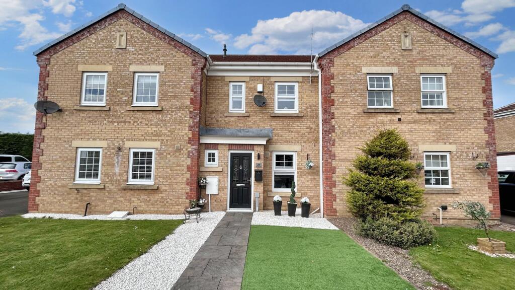 2 bedroom terraced house for sale in Cheltenham Court, Ashington, Northumberland, NE63 8NF, NE63