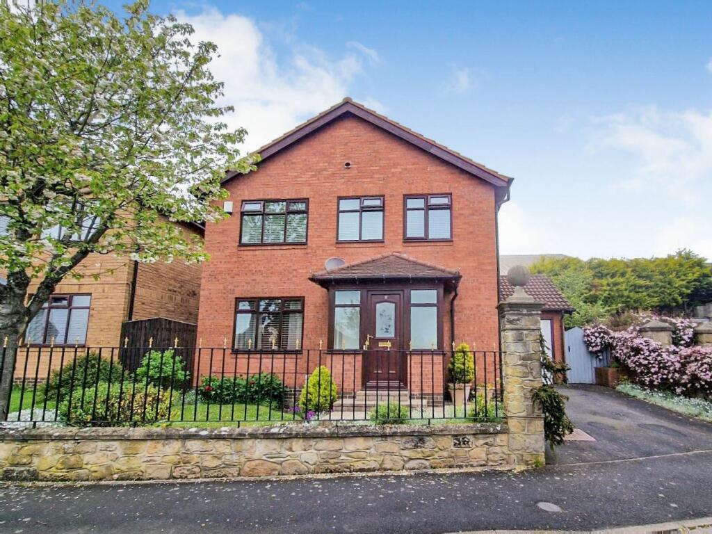 4 bedroom detached house for sale in Hartford Court, Bedlington