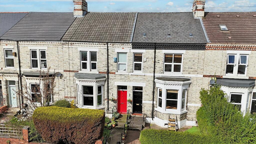 4 bedroom terraced house for sale in Meldon Terrace, Heaton, Newcastle upon Tyne, Tyne and Wear, NE6 5XP, NE6