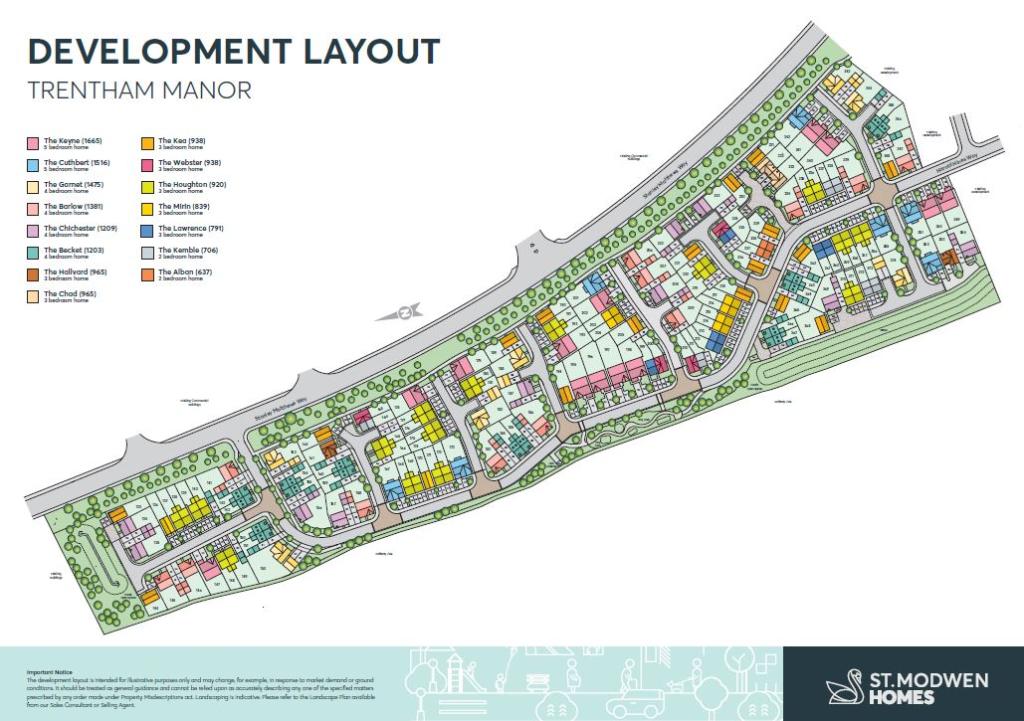 Contact Trentham Manor New Homes Development by St Modwen Homes