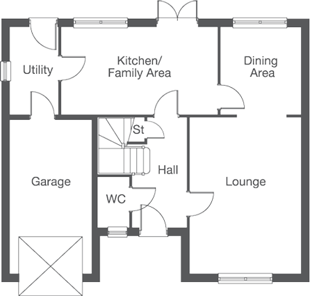 Ground floor layout