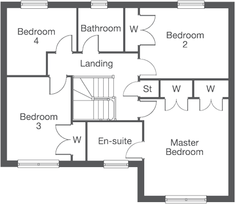 First floor layout