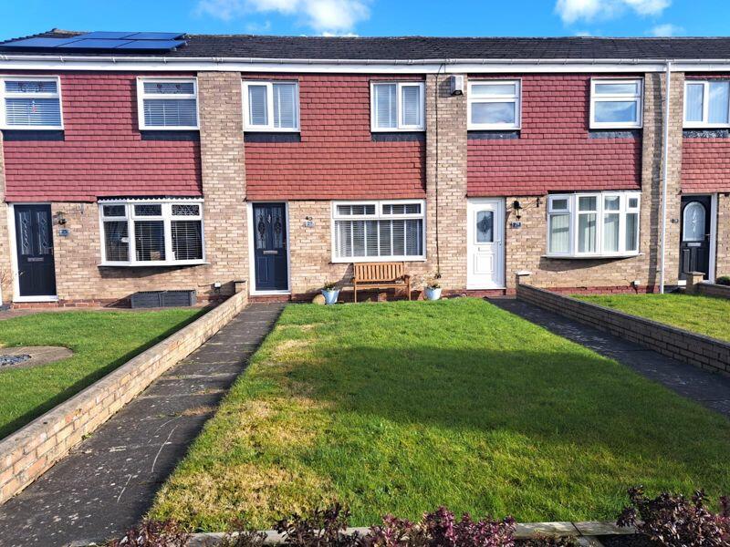 3 bedroom terraced house for sale in Sunholme Drive, Wallsend, NE28