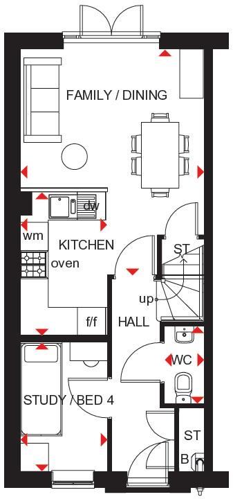 Kingsville ground floor plan