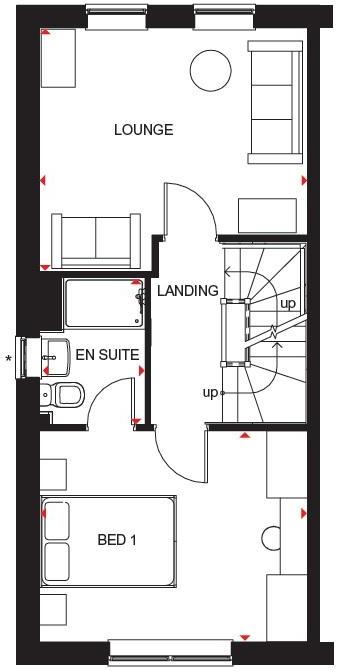 Hawley first floor plan