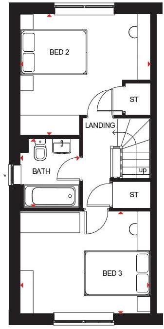 Hawley second floor plan