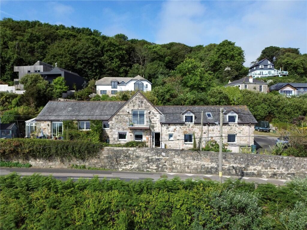 6 bedroom detached house in Newlyn, great location, superb sea views, annexe potential, potential plot
