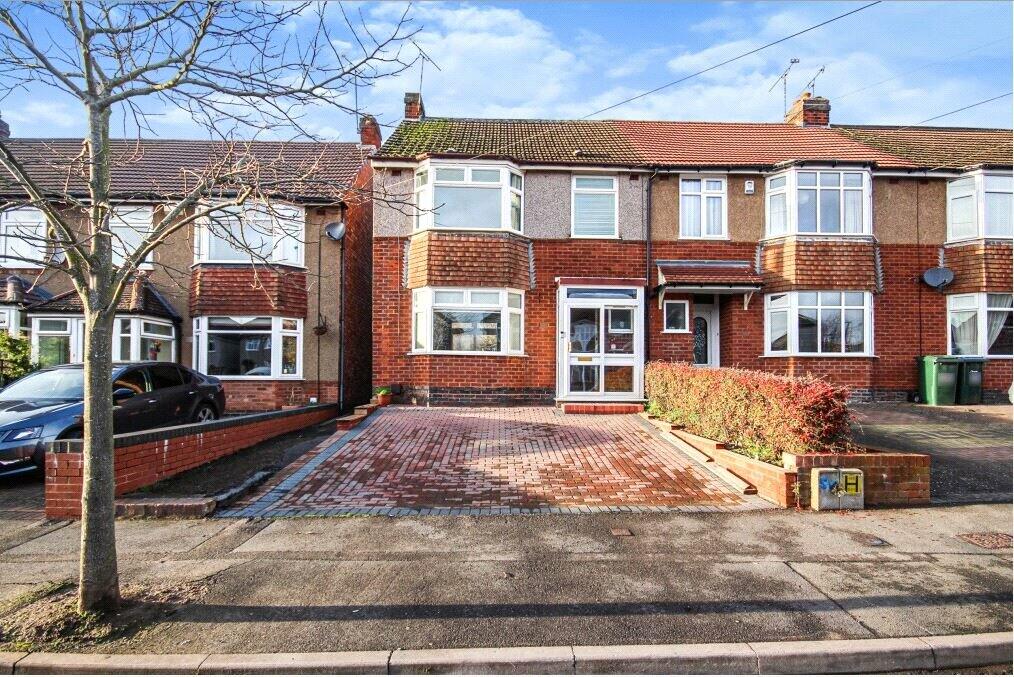 3 bedroom end of terrace house for sale in Gretna Road, Coventry, West Midlands, CV3