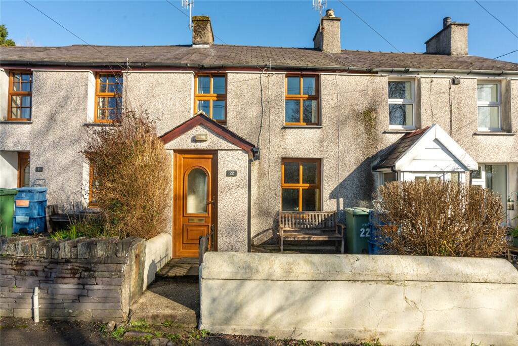 3 bedroom terraced house for sale in Tai Nantlle, Nantlle, Caernarfon, Gwynedd, LL54
