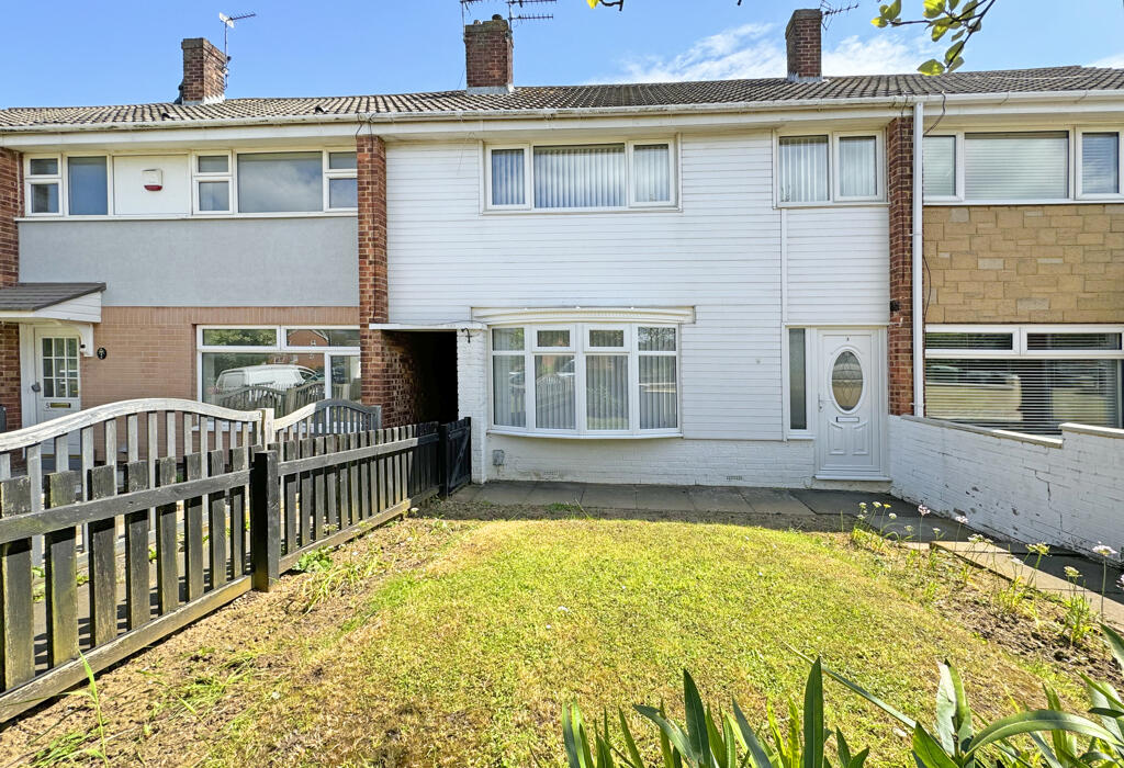 3 bedroom terraced house for sale in Clavering Road, Hartlepool, County