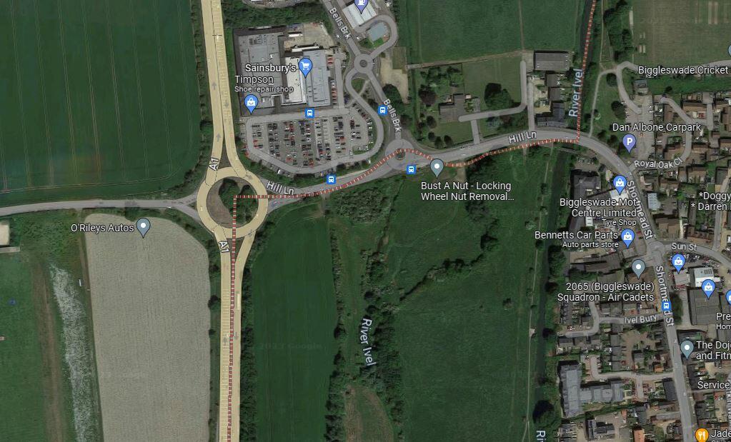 Land for sale in Mill Lane, Biggleswade, Bedfordshire, SG18