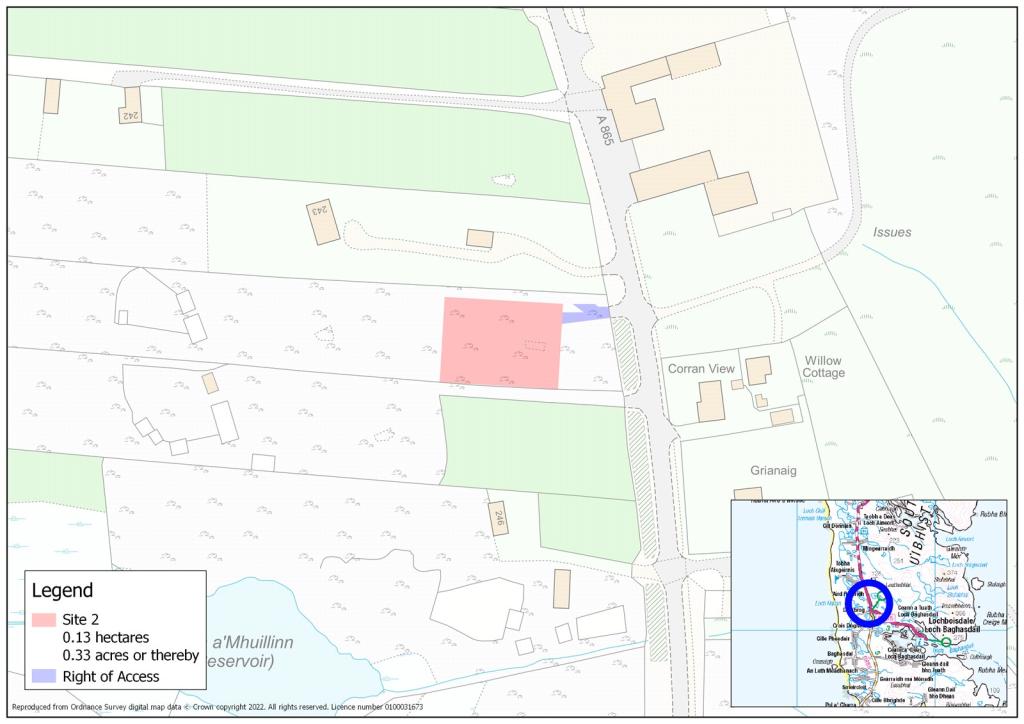 Plot for sale in 244 Garryheillie, Isle of South Uist, HS8