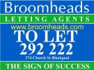 Broomheads Letting Agents , Blackpool