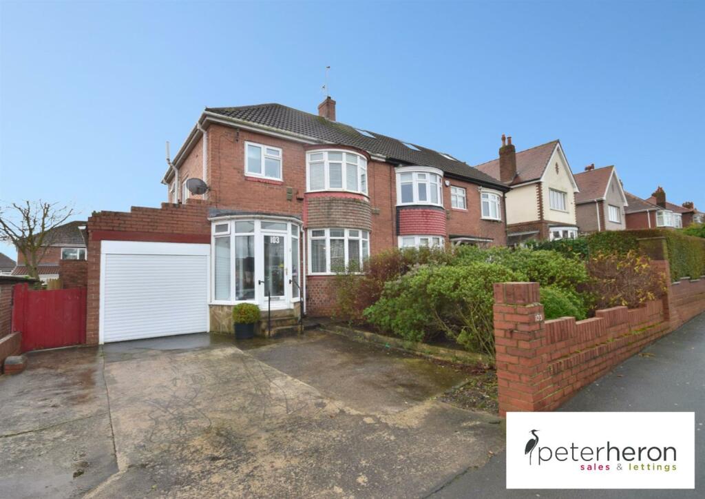 3 bedroom semidetached house for sale in The Broadway, Grindon